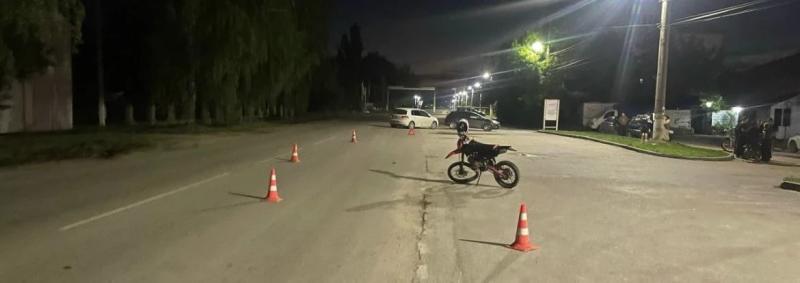 В Сасово 12-летняя мотоциклистка врезалась в легковушку